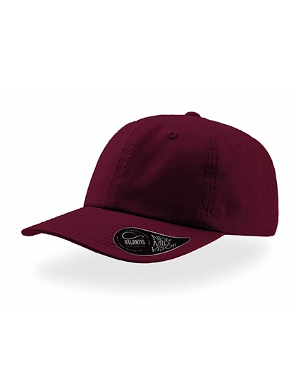 Dad Hat - Baseball Cap zum Besticken und Bedrucken in der Farbe Burgundy mit Ihren Logo, Schriftzug oder Motiv.
