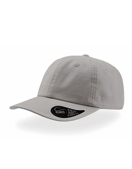 Dad Hat - Baseball Cap zum Besticken und Bedrucken in der Farbe Grey mit Ihren Logo, Schriftzug oder Motiv.