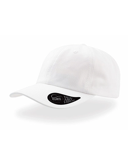 Dad Hat - Baseball Cap zum Besticken und Bedrucken in der Farbe White mit Ihren Logo, Schriftzug oder Motiv.