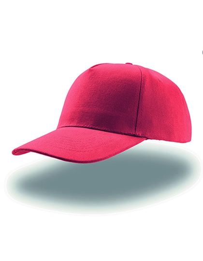Liberty Five Cap zum Besticken und Bedrucken in der Farbe Red mit Ihren Logo, Schriftzug oder Motiv.