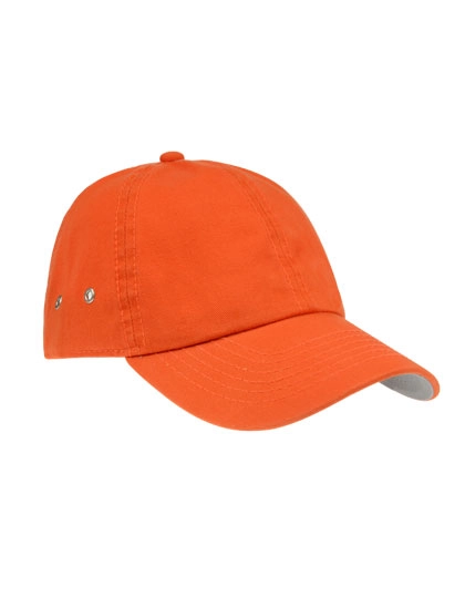Action Cap zum Besticken und Bedrucken in der Farbe Orange mit Ihren Logo, Schriftzug oder Motiv.