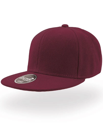Snap Back Cap zum Besticken und Bedrucken in der Farbe Burgundy mit Ihren Logo, Schriftzug oder Motiv.