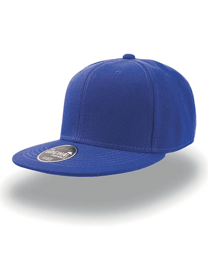 Snap Back Cap zum Besticken und Bedrucken in der Farbe Royal mit Ihren Logo, Schriftzug oder Motiv.