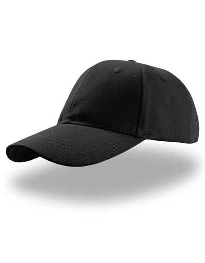 Liberty Six Buckle Cap zum Besticken und Bedrucken in der Farbe Black mit Ihren Logo, Schriftzug oder Motiv.