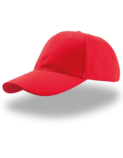 Liberty Six Buckle Cap zum Besticken und Bedrucken in der Farbe Red mit Ihren Logo, Schriftzug oder Motiv.