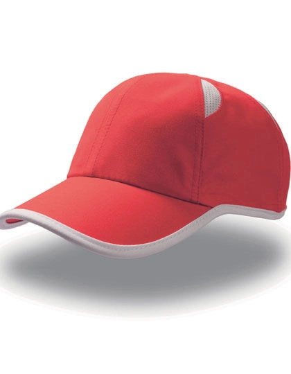 Gym Cap zum Besticken und Bedrucken in der Farbe Red-White mit Ihren Logo, Schriftzug oder Motiv.