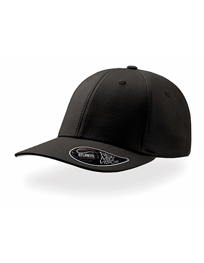 Pitcher - Baseball Cap zum Besticken und Bedrucken in der Farbe Black mit Ihren Logo, Schriftzug oder Motiv.