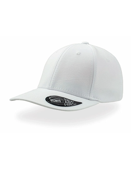 Pitcher - Baseball Cap zum Besticken und Bedrucken in der Farbe White-Grey mit Ihren Logo, Schriftzug oder Motiv.