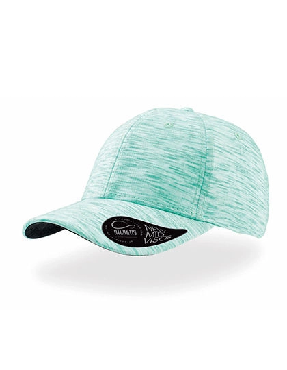 Mash-Up - Baseball Cap zum Besticken und Bedrucken in der Farbe Green Melange mit Ihren Logo, Schriftzug oder Motiv.
