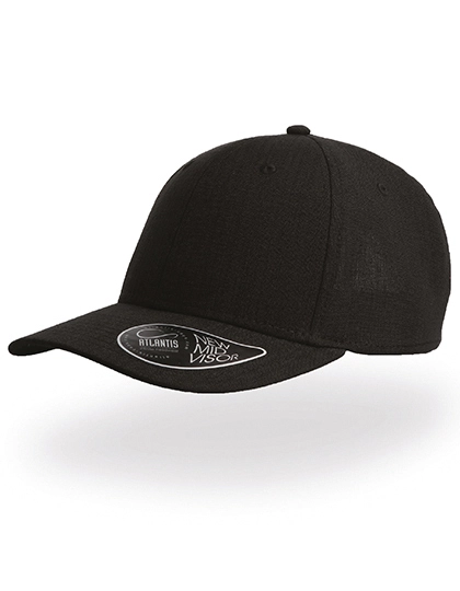 Battle Cap zum Besticken und Bedrucken in der Farbe Black mit Ihren Logo, Schriftzug oder Motiv.
