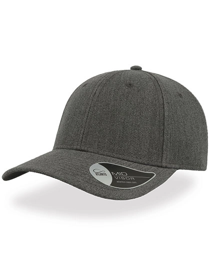 Beat Cap zum Besticken und Bedrucken in der Farbe Dark Grey Melange mit Ihren Logo, Schriftzug oder Motiv.