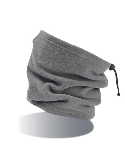 Hotty - Warm Neckwarmer zum Besticken und Bedrucken in der Farbe Grey mit Ihren Logo, Schriftzug oder Motiv.