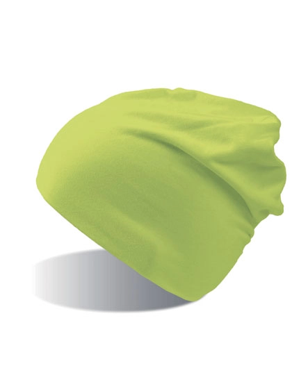 Flash Beanie zum Besticken und Bedrucken in der Farbe Green mit Ihren Logo, Schriftzug oder Motiv.