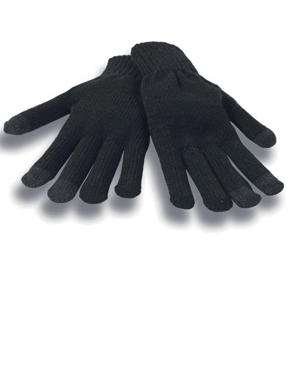 Gloves Touch zum Besticken und Bedrucken in der Farbe Black mit Ihren Logo, Schriftzug oder Motiv.