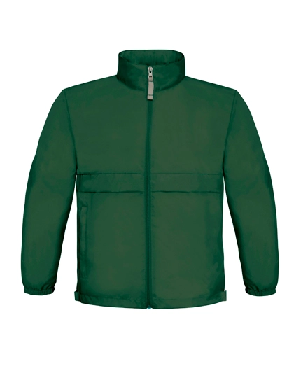 Kids´ Jacket Sirocco zum Besticken und Bedrucken in der Farbe Bottle Green mit Ihren Logo, Schriftzug oder Motiv.