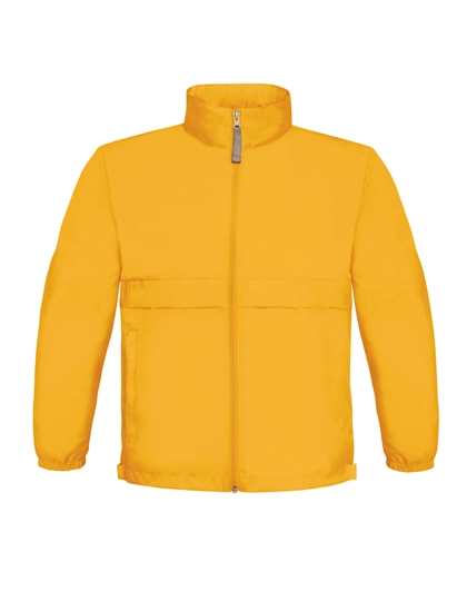 Kids´ Jacket Sirocco zum Besticken und Bedrucken in der Farbe Gold mit Ihren Logo, Schriftzug oder Motiv.