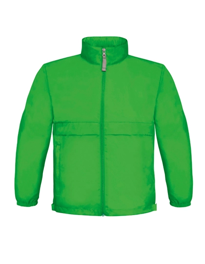 Kids´ Jacket Sirocco zum Besticken und Bedrucken in der Farbe Real Green mit Ihren Logo, Schriftzug oder Motiv.