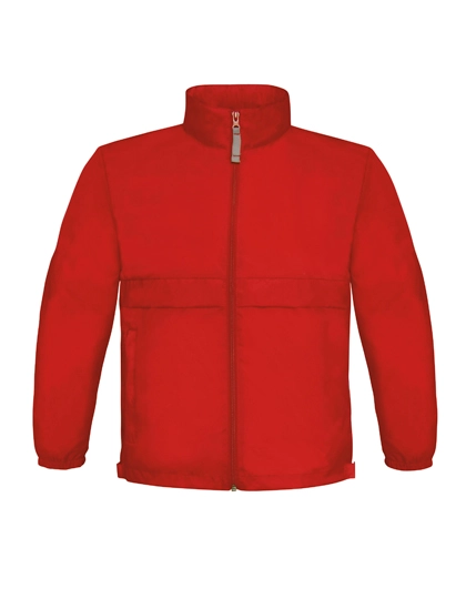 Kids´ Jacket Sirocco zum Besticken und Bedrucken in der Farbe Red mit Ihren Logo, Schriftzug oder Motiv.