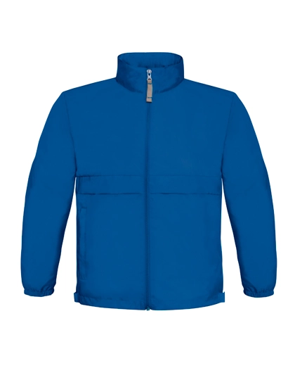Kids´ Jacket Sirocco zum Besticken und Bedrucken in der Farbe Royal Blue mit Ihren Logo, Schriftzug oder Motiv.