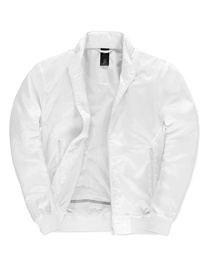 Men´s Jacket Trooper zum Besticken und Bedrucken in der Farbe White-White mit Ihren Logo, Schriftzug oder Motiv.
