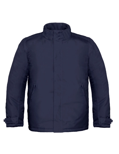 Men´s Jacket Real+ zum Besticken und Bedrucken in der Farbe Navy mit Ihren Logo, Schriftzug oder Motiv.