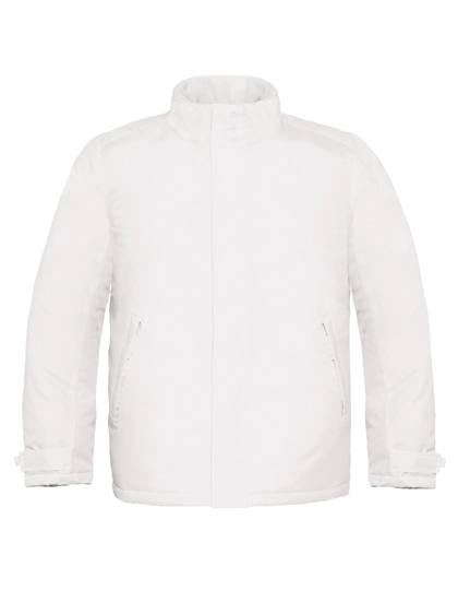 Men´s Jacket Real+ zum Besticken und Bedrucken in der Farbe White mit Ihren Logo, Schriftzug oder Motiv.