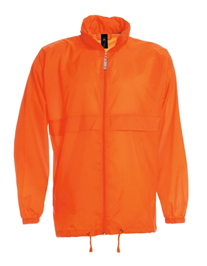 Unisex Jacket Sirocco zum Besticken und Bedrucken in der Farbe Orange mit Ihren Logo, Schriftzug oder Motiv.