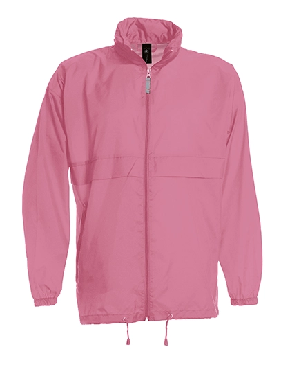 Unisex Jacket Sirocco zum Besticken und Bedrucken in der Farbe Pixel Pink mit Ihren Logo, Schriftzug oder Motiv.