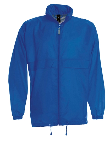 Unisex Jacket Sirocco zum Besticken und Bedrucken in der Farbe Royal Blue mit Ihren Logo, Schriftzug oder Motiv.