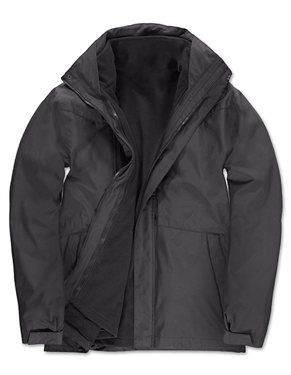 Jacket Corporate 3-in-1 zum Besticken und Bedrucken in der Farbe Dark Grey (Solid) mit Ihren Logo, Schriftzug oder Motiv.