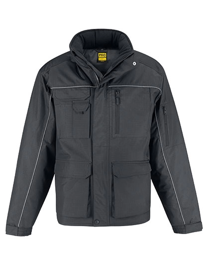 Jacket Shelter Pro zum Besticken und Bedrucken in der Farbe Dark Grey (Solid) mit Ihren Logo, Schriftzug oder Motiv.