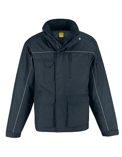 Jacket Shelter Pro zum Besticken und Bedrucken in der Farbe Navy mit Ihren Logo, Schriftzug oder Motiv.