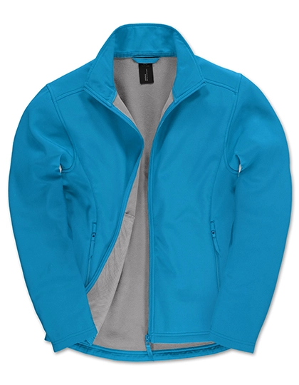 Men´s Jacket Softshell ID.701 zum Besticken und Bedrucken in der Farbe Atoll-Ghost Grey mit Ihren Logo, Schriftzug oder Motiv.