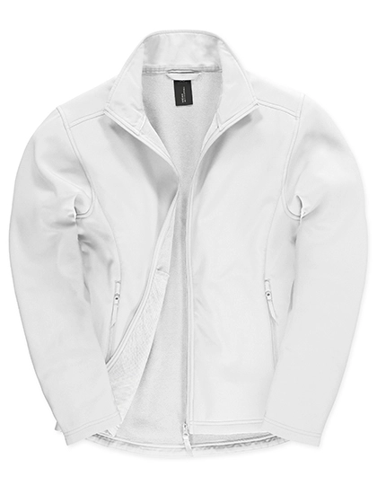 Men´s Jacket Softshell ID.701 zum Besticken und Bedrucken in der Farbe White-White mit Ihren Logo, Schriftzug oder Motiv.