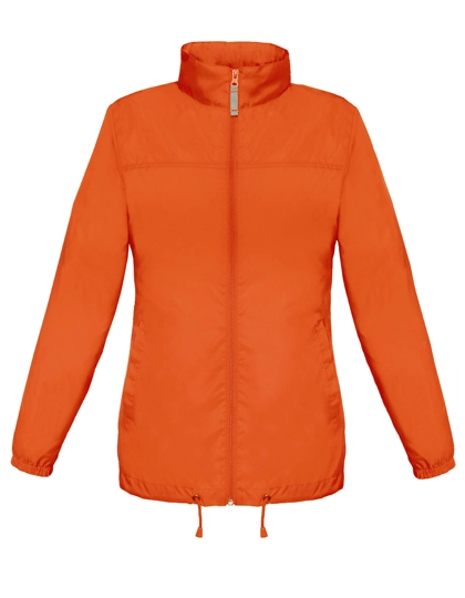 Women´s Jacket Sirocco zum Besticken und Bedrucken in der Farbe Orange mit Ihren Logo, Schriftzug oder Motiv.