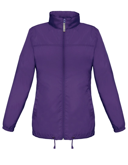 Women´s Jacket Sirocco zum Besticken und Bedrucken in der Farbe Purple mit Ihren Logo, Schriftzug oder Motiv.