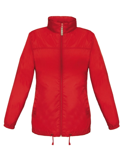 Women´s Jacket Sirocco zum Besticken und Bedrucken in der Farbe Red mit Ihren Logo, Schriftzug oder Motiv.