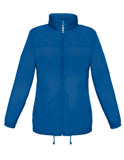 Women´s Jacket Sirocco zum Besticken und Bedrucken in der Farbe Royal Blue mit Ihren Logo, Schriftzug oder Motiv.