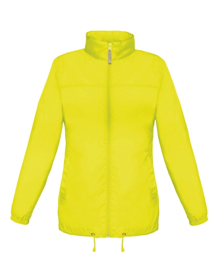 Women´s Jacket Sirocco zum Besticken und Bedrucken in der Farbe Ultra Yellow mit Ihren Logo, Schriftzug oder Motiv.