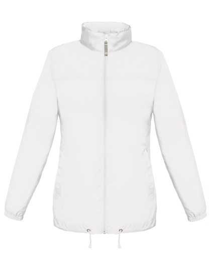 Women´s Jacket Sirocco zum Besticken und Bedrucken in der Farbe White mit Ihren Logo, Schriftzug oder Motiv.