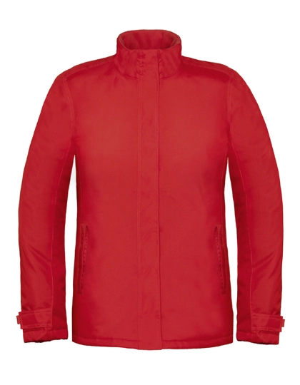Women´s Jacket Real+ zum Besticken und Bedrucken in der Farbe Deep Red mit Ihren Logo, Schriftzug oder Motiv.