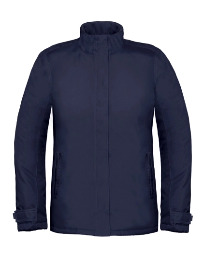 Women´s Jacket Real+ zum Besticken und Bedrucken in der Farbe Navy mit Ihren Logo, Schriftzug oder Motiv.