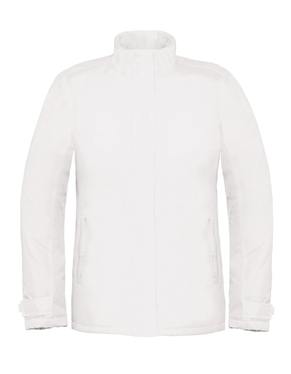 Women´s Jacket Real+ zum Besticken und Bedrucken in der Farbe White mit Ihren Logo, Schriftzug oder Motiv.