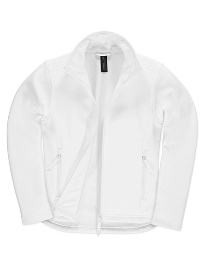 Women´s Jacket Softshell ID.701 zum Besticken und Bedrucken in der Farbe White-White mit Ihren Logo, Schriftzug oder Motiv.
