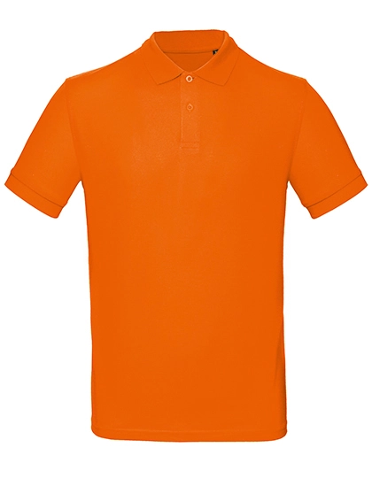 Inspire Polo /Men_° zum Besticken und Bedrucken in der Farbe Orange mit Ihren Logo, Schriftzug oder Motiv.