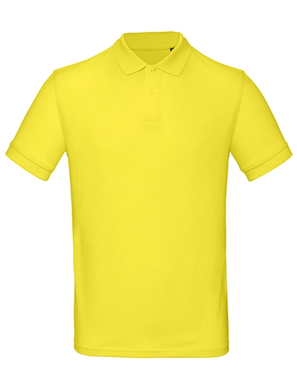 Inspire Polo /Men_° zum Besticken und Bedrucken in der Farbe Solar Yellow mit Ihren Logo, Schriftzug oder Motiv.