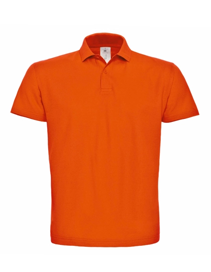 Unisex Polo ID.001 zum Besticken und Bedrucken in der Farbe Orange mit Ihren Logo, Schriftzug oder Motiv.