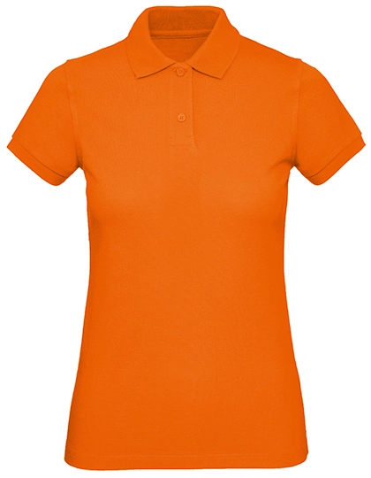 Inspire Polo /Women_° zum Besticken und Bedrucken in der Farbe Orange mit Ihren Logo, Schriftzug oder Motiv.