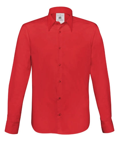 Men´s Shirt London zum Besticken und Bedrucken in der Farbe Deep Red mit Ihren Logo, Schriftzug oder Motiv.