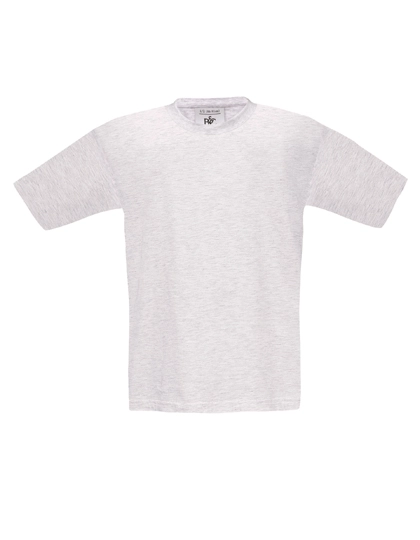 Kids´ T-Shirt Exact 150 zum Besticken und Bedrucken in der Farbe Ash (Heather) mit Ihren Logo, Schriftzug oder Motiv.